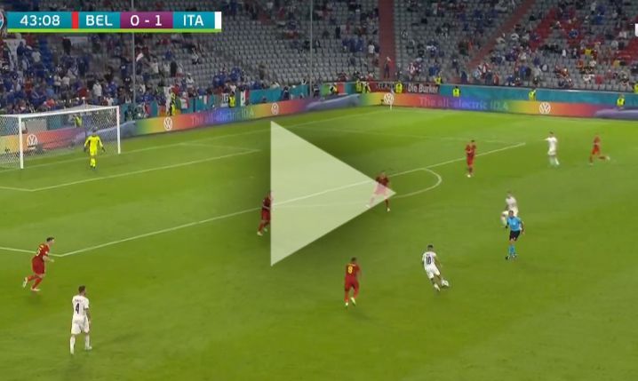 FENOMENALNY gol Insigne z Belgią! [VIDEO]